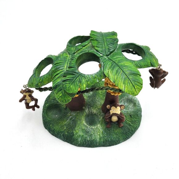 Essential Home Spunky Monkey Toothbrush Holder Novelty Jungle Banana Tree - Picture 5 of 10